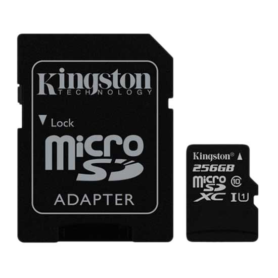 Kingston Standard Micro SD Class 10 256GB+SD 适配器 记忆 卡片