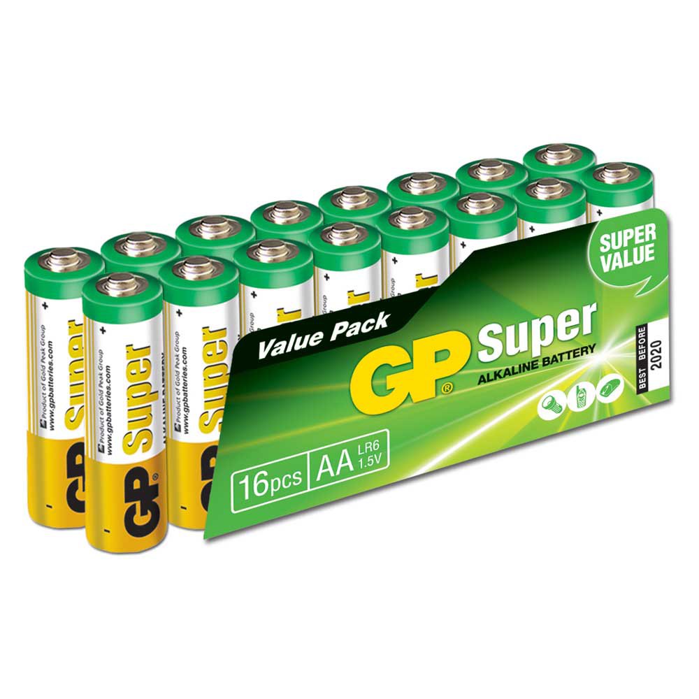 Gp batteries Alcaline LR06 AA 16 单位