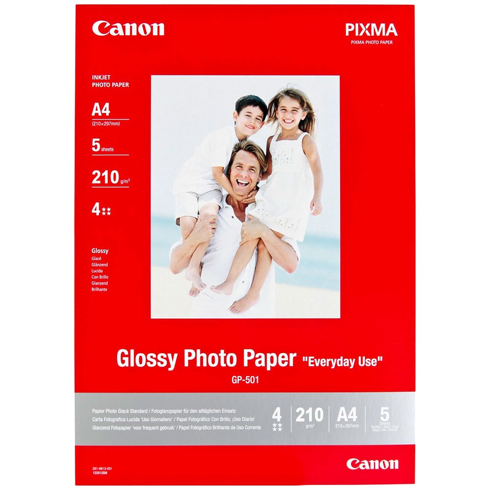 Canon Gp-501 A4 Glossy 210 G 5 Sheets