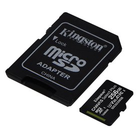 Kingston Canvas Select Plus Micro SD Class 10 256GB+SD 适配器 记忆 卡片