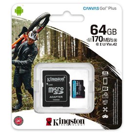 Kingston 64GB Micro SD XC Canvas Go Plus 存储卡