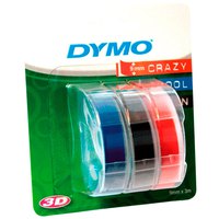 Dymo 3x1 Embossing Labels Multi-Pack 9 Mm Plakband