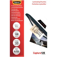 fellowes-laminating-pouches-65x95-mm-glossy-125-microns-100-units
