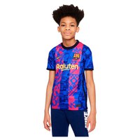 Nike FC Barcelona 21/22 Stadium 第三少年短袖 T 恤