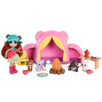Enchantimals With Camping Bears And Accessories Mini Doll