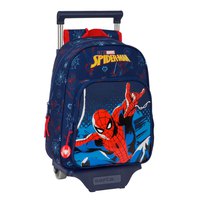 Safta Mit Trolley-Rädern Spider-Man Neon Rucksack