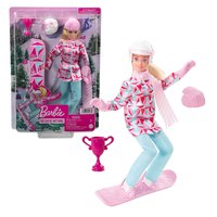 Barbie Wintersportler Snowboard Puppe