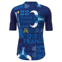 Santini Maglia Manica Corta Torino Tour De France Official 2024