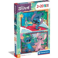 Clementoni Stitch Disney-Film 2x20 Stücke Puzzle