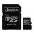 Kingston Standard Micro SD Class 10 256 GB + SD Adapter Geheugen Kaart